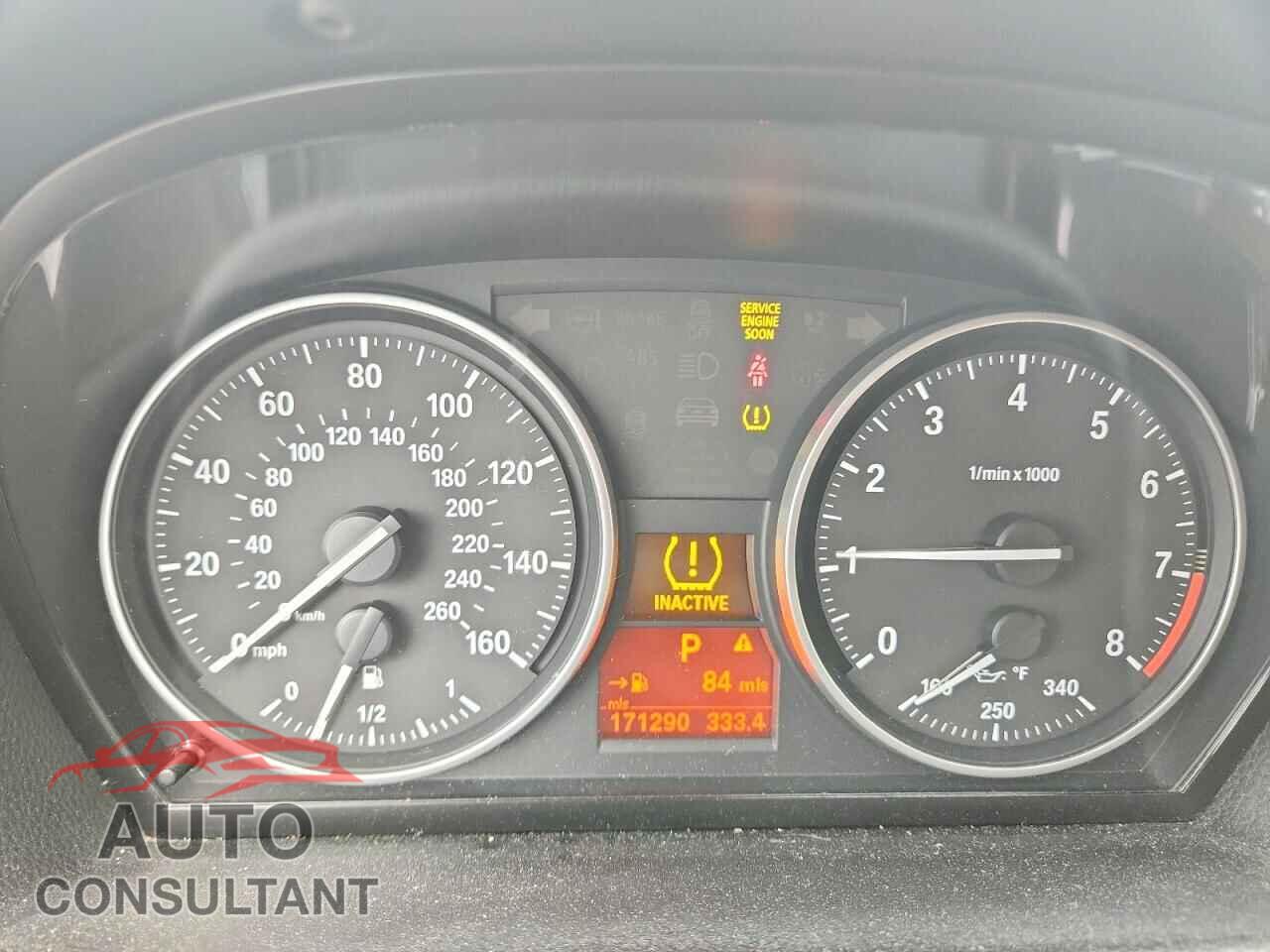 BMW 3 SERIES 2012 - WBAKF5C57CE656549