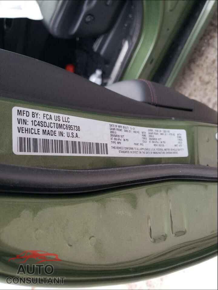 DODGE DURANGO 2021 - 1C4SDJCT0MC695738