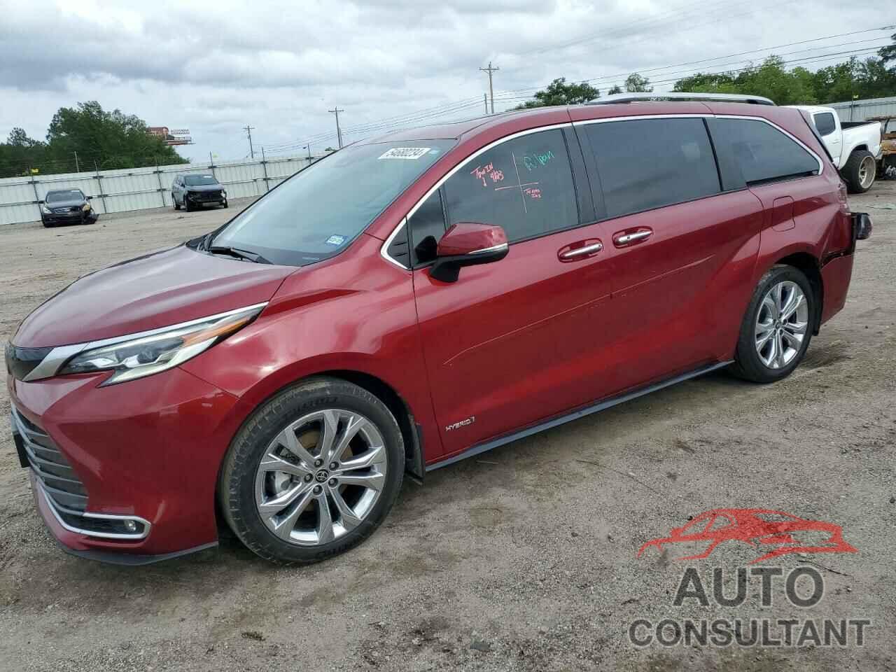 TOYOTA SIENNA 2021 - 5TDERKEC2MS018710