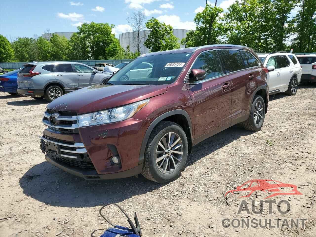 TOYOTA HIGHLANDER 2019 - 5TDJZRFH5KS718588