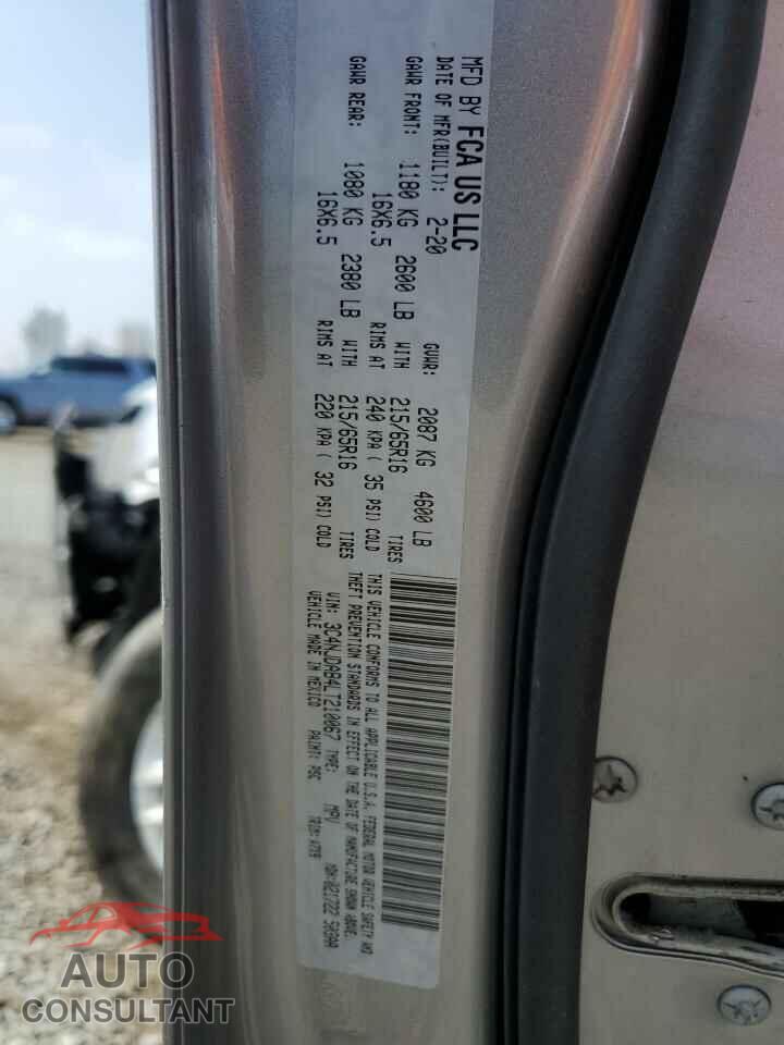 JEEP COMPASS 2020 - 3C4NJDAB4LT210067