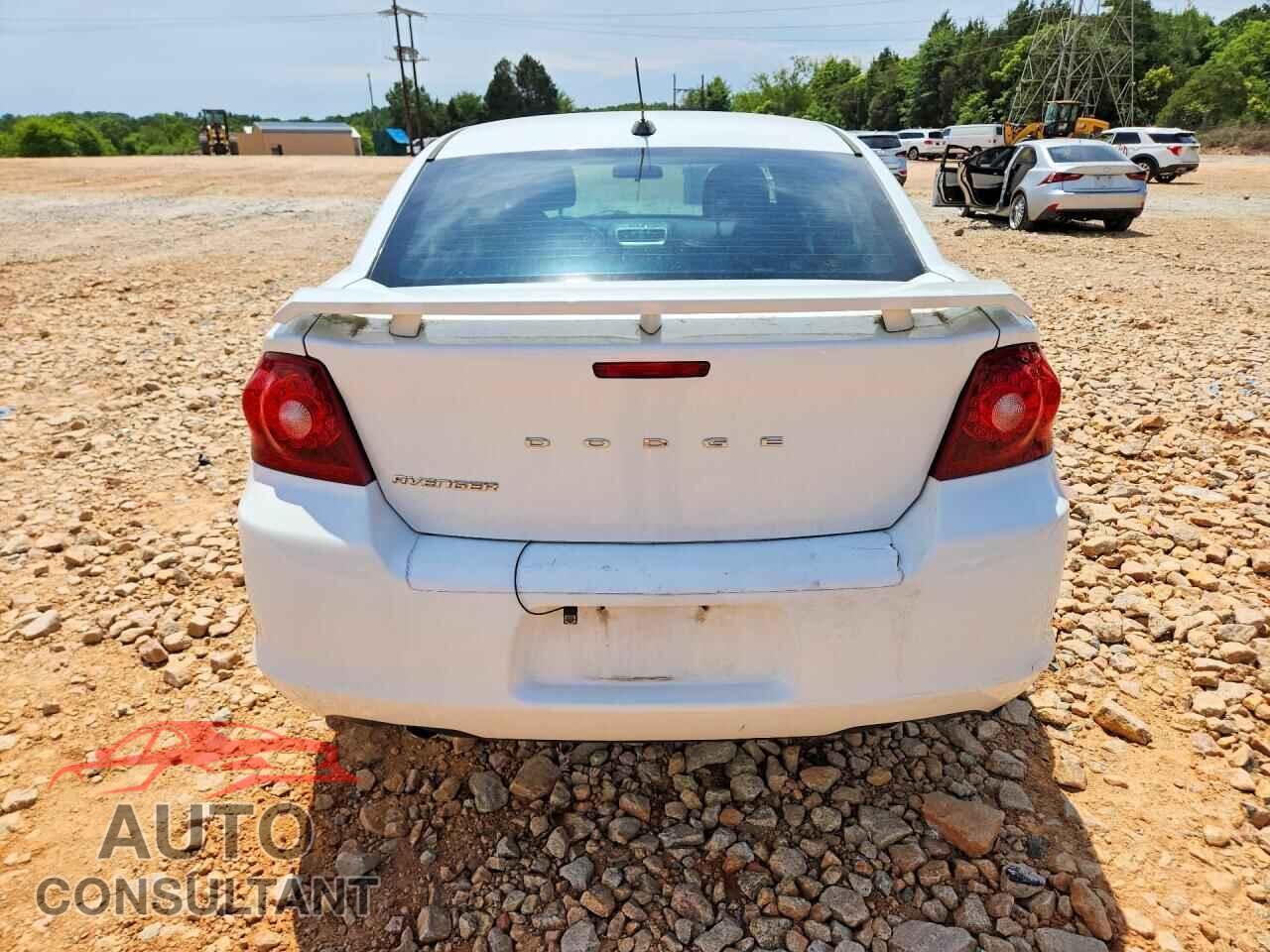 DODGE AVENGER 2013 - 1C3CDZAG6DN504812