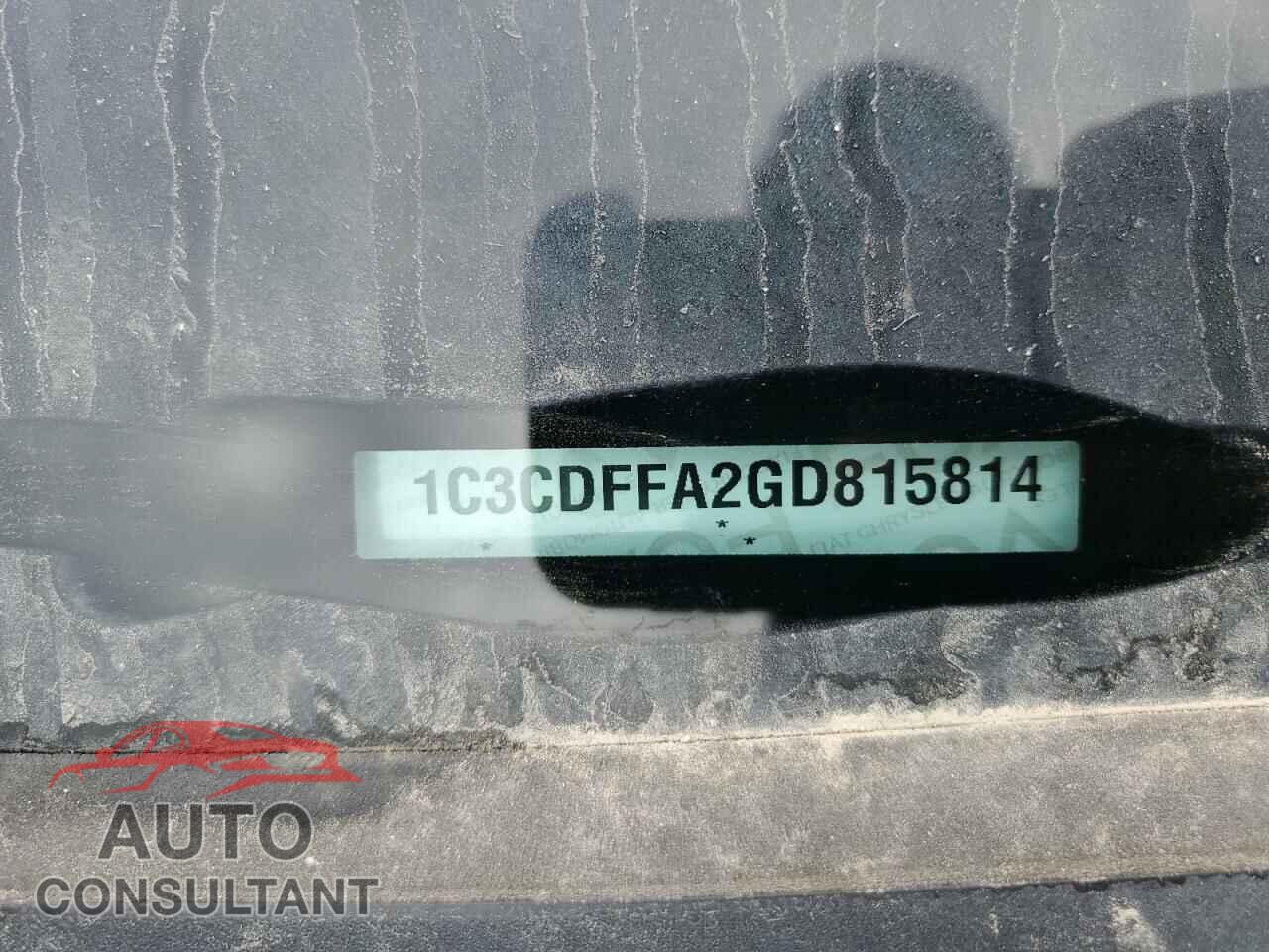 DODGE DART 2016 - 1C3CDFFA2GD815814