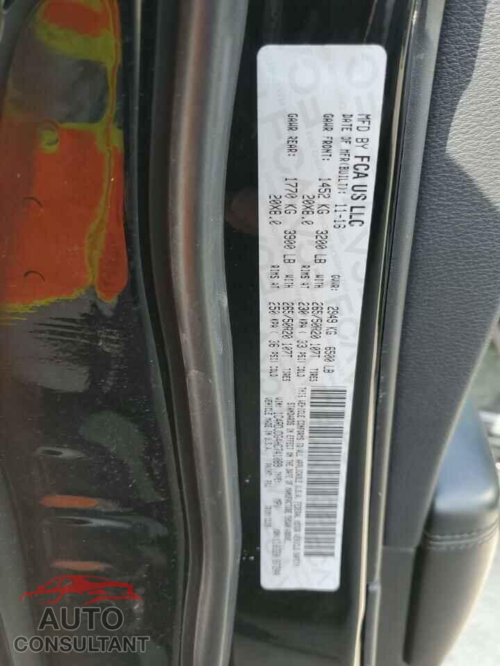 DODGE DURANGO 2017 - 1C4RDJDG4HC741089