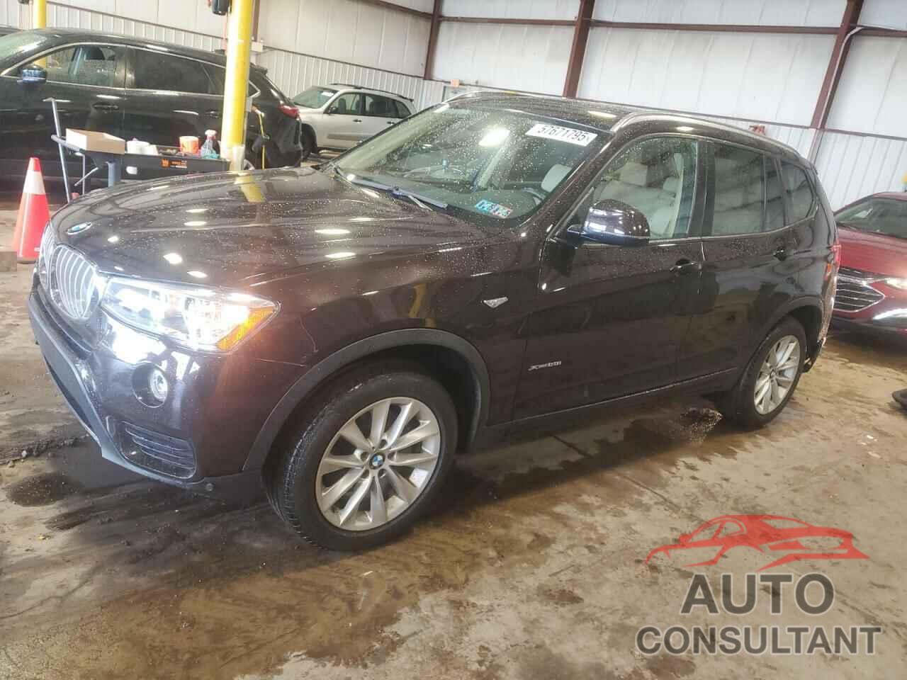 BMW X3 2016 - 5UXWX9C5XG0D92644