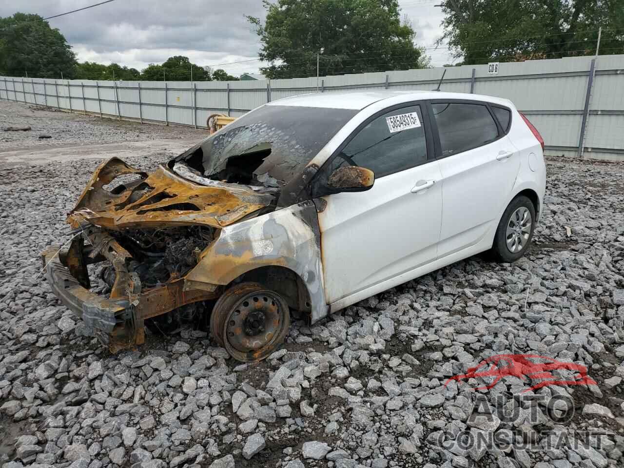 HYUNDAI ACCENT 2017 - KMHCT5AE9HU334765