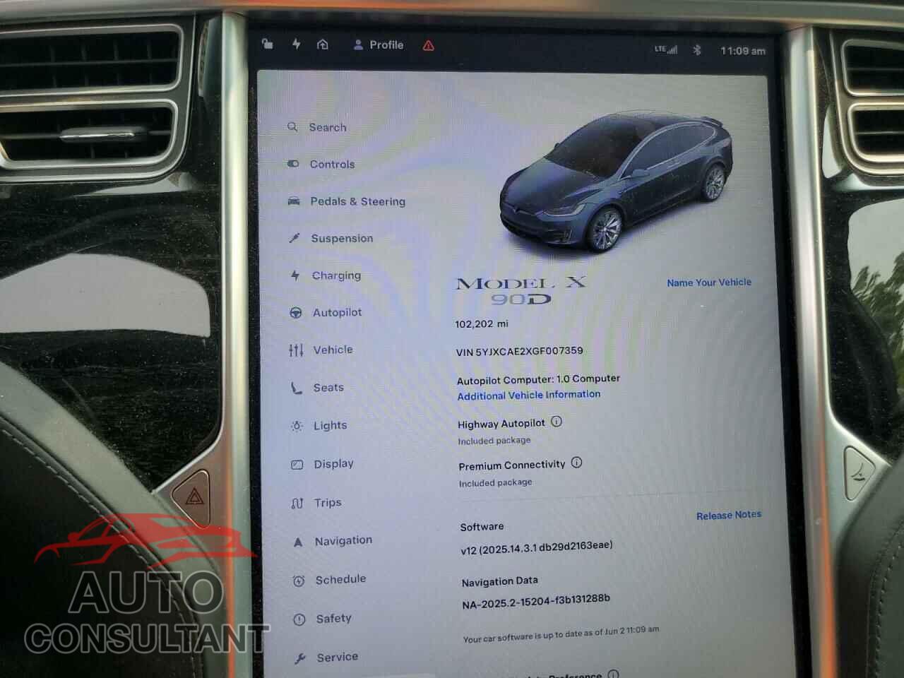 TESLA MODEL X 2016 - 5YJXCAE2XGF007359