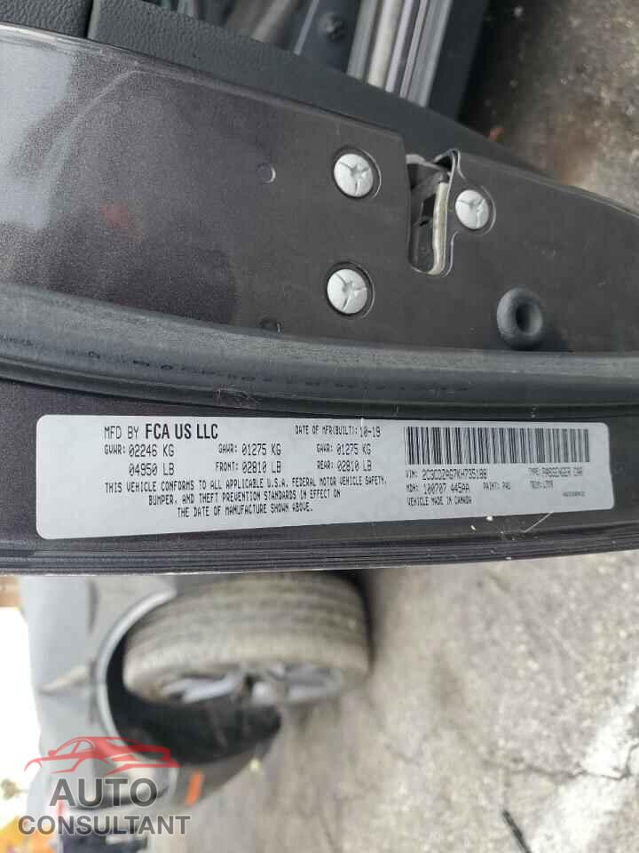 DODGE CHALLENGER 2019 - 2C3CDZAG7KH735188