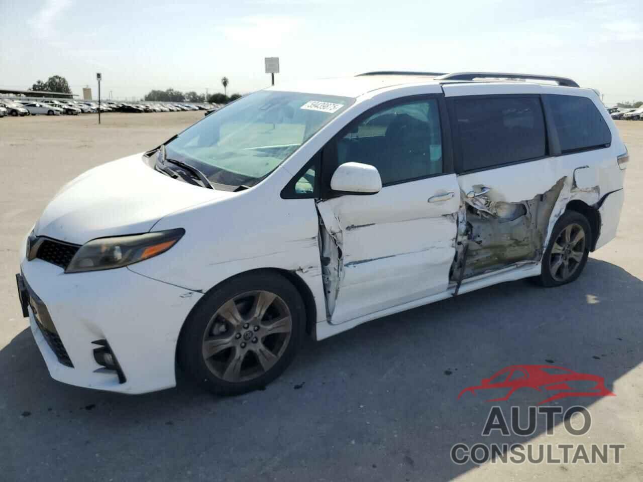 TOYOTA SIENNA 2018 - 5TDXZ3DC6JS919526