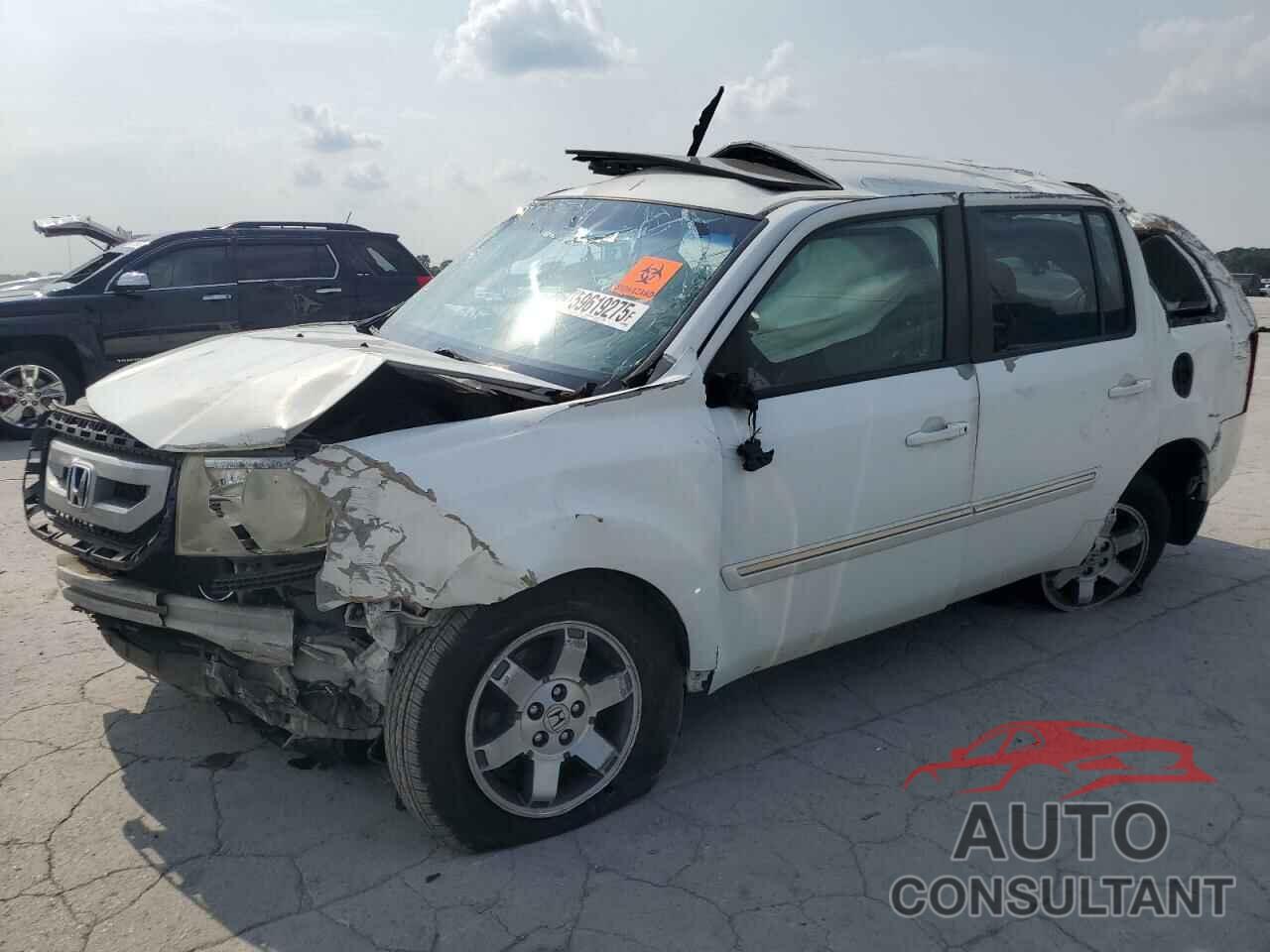 HONDA PILOT 2010 - 5FNYF3H96AB011335