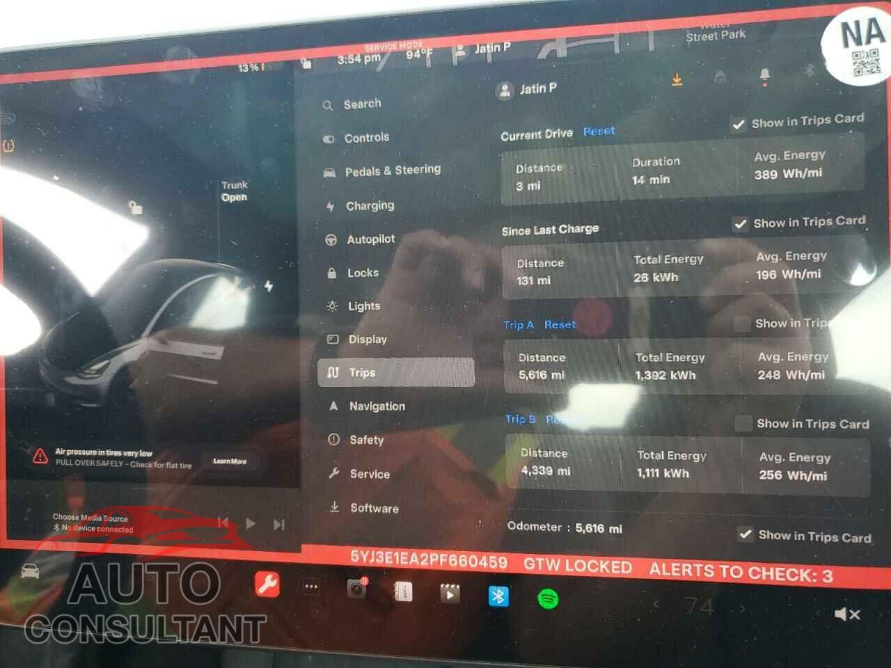 TESLA MODEL 3 2023 - 5YJ3E1EA2PF660459