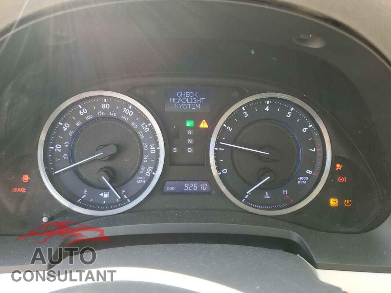 LEXUS IS 2013 - JTHCF5C20D5063323