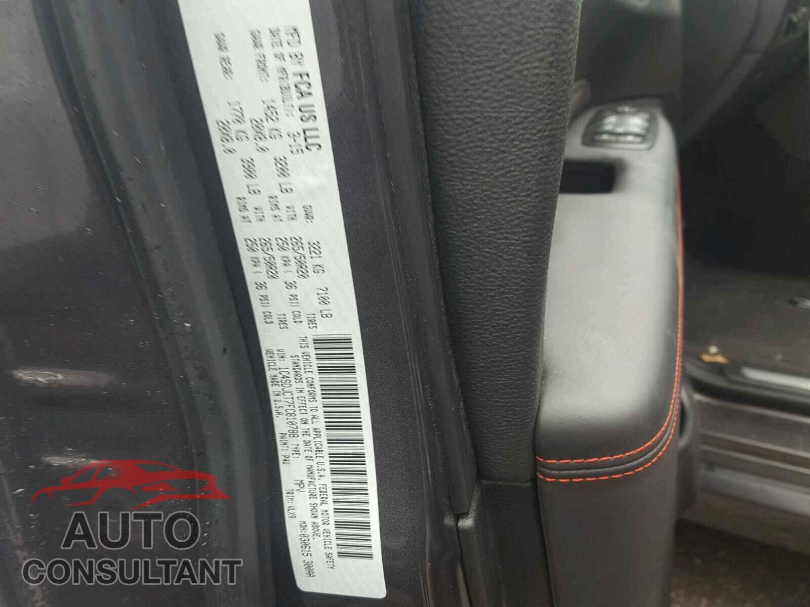 DODGE DURANGO R/ 2015 - 1C4SDJCT7FC810788