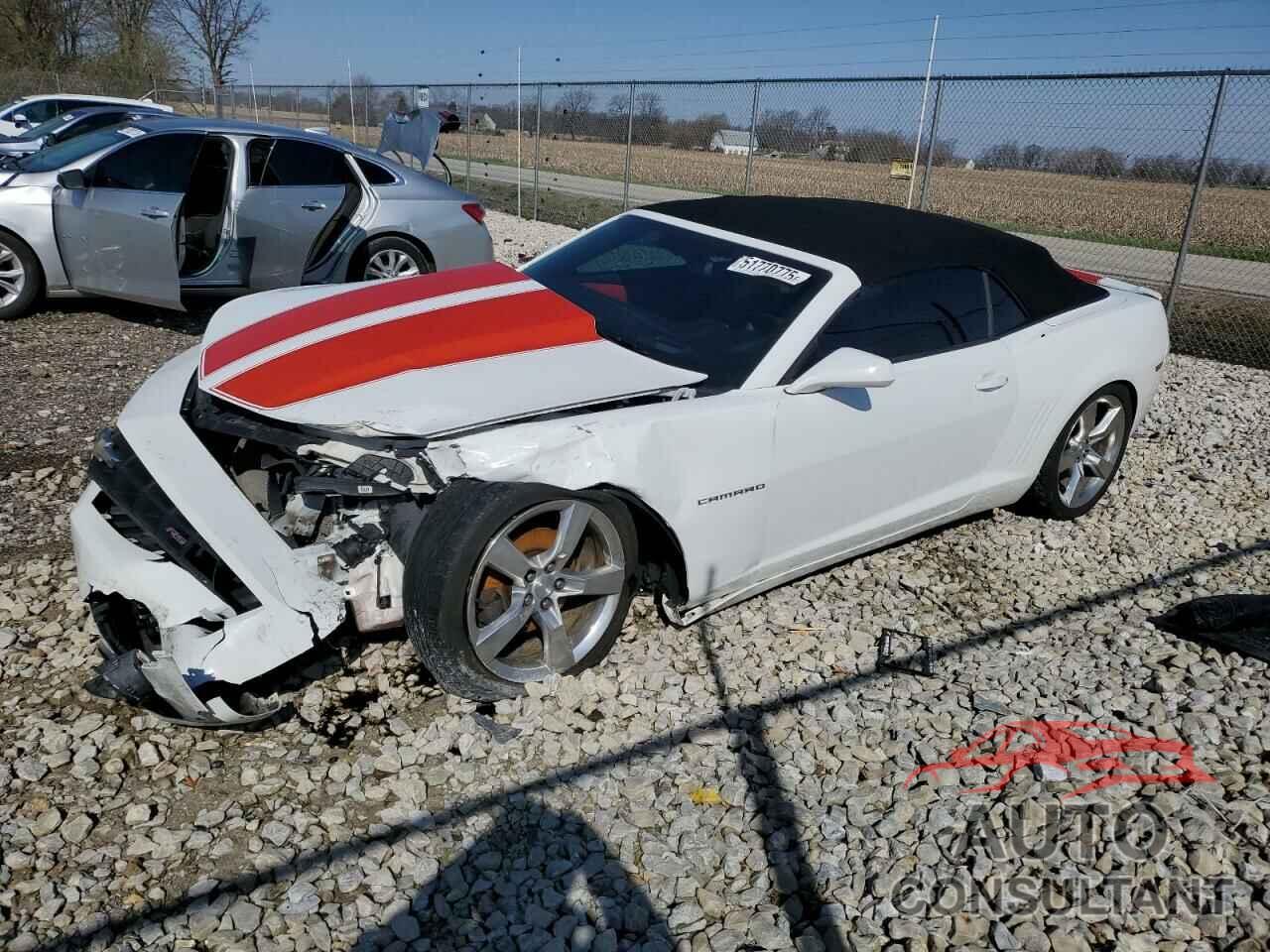 CHEVROLET CAMARO 2012 - 2G1FC3D39C9207951