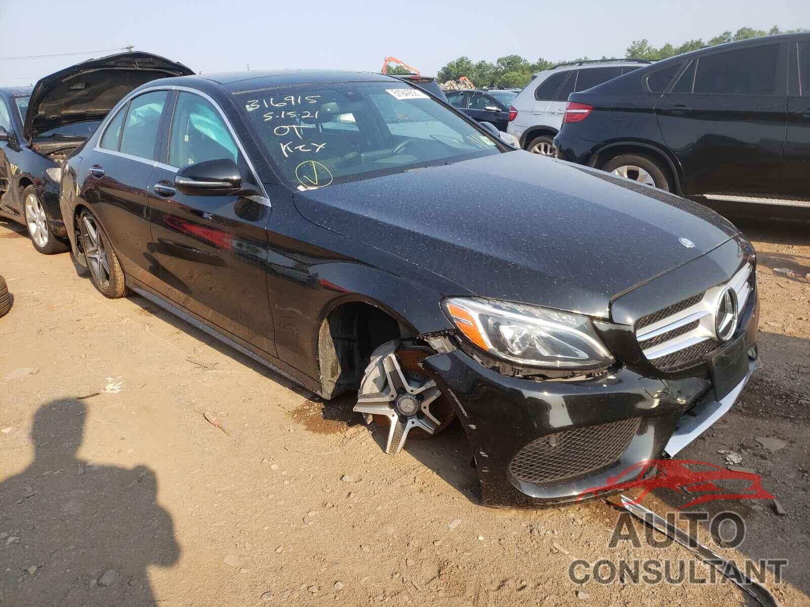 MERCEDES-BENZ C-CLASS 2017 - 55SWF4KB4HU180044