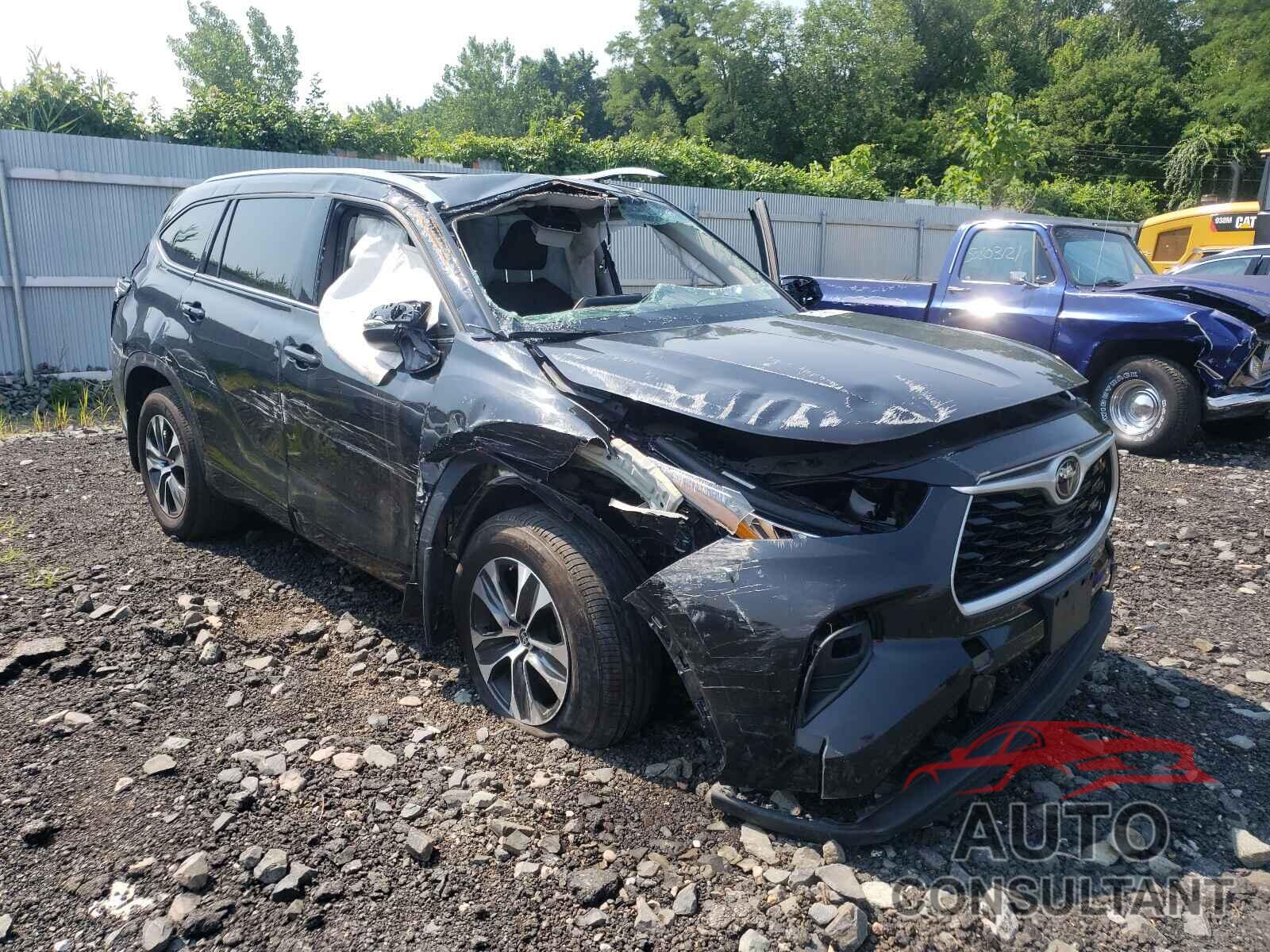 TOYOTA HIGHLANDER 2020 - 5TDGZRBH6LS509491