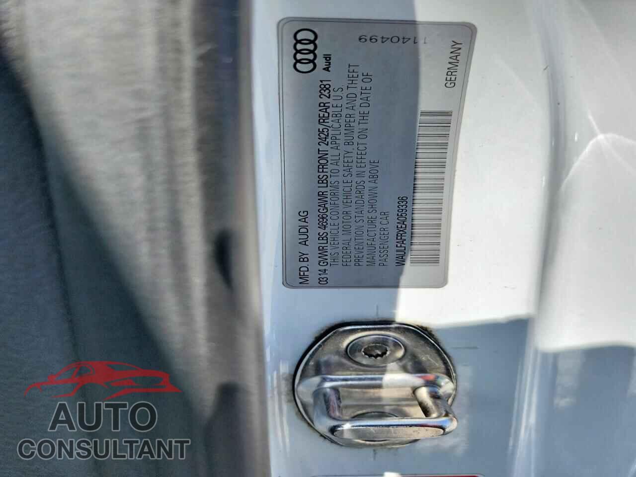 AUDI A5 2014 - WAULFAFRXEA059336
