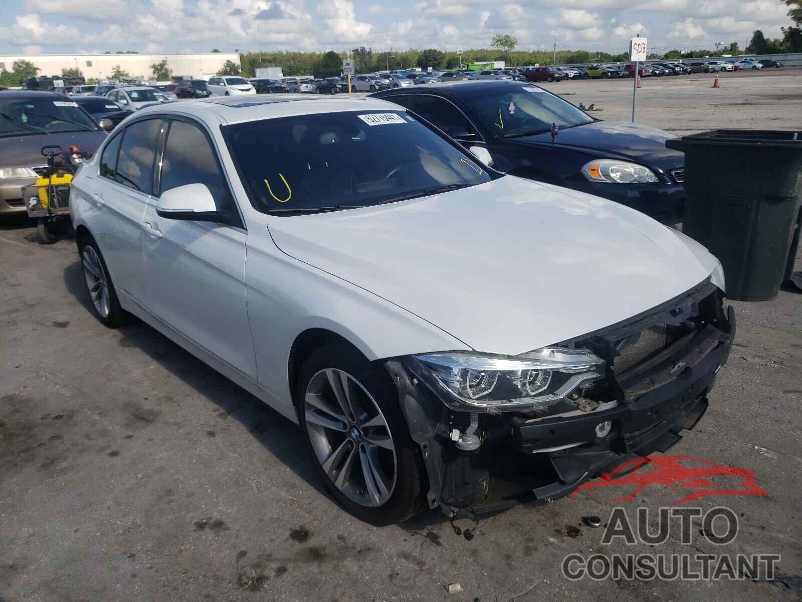 BMW 3 SERIES 2017 - WBA8D9G32HNU62003