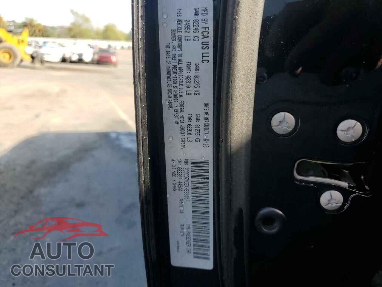 DODGE CHALLENGER 2019 - 2C3CDZAG5KH680157
