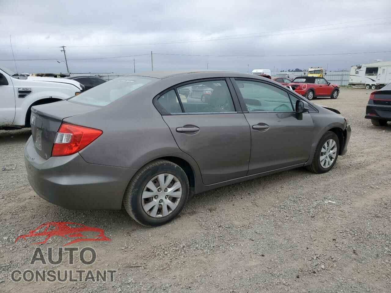 HONDA CIVIC 2012 - 19XFB2F58CE322562