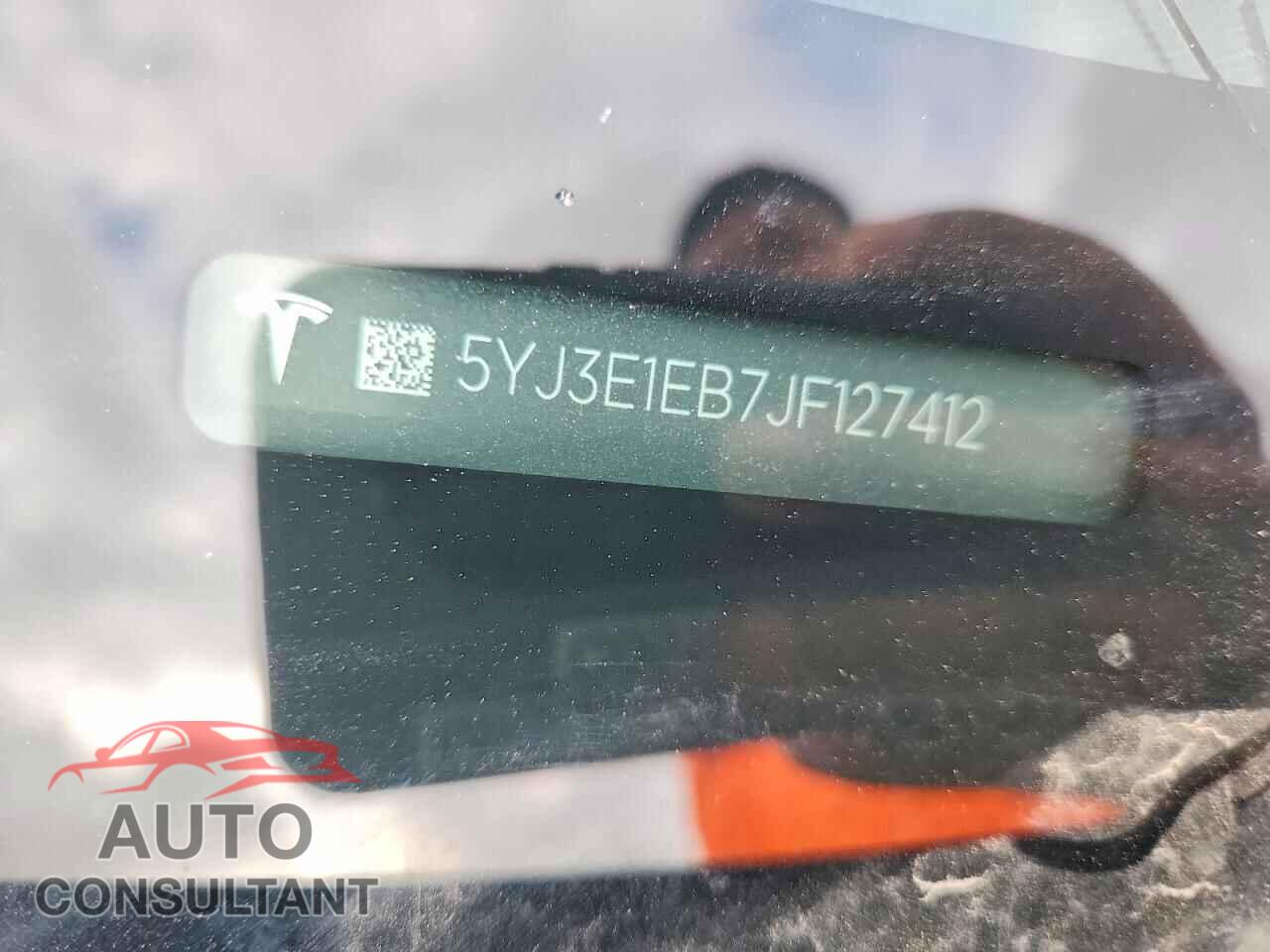 TESLA MODEL 3 2018 - 5YJ3E1EB7JF127412