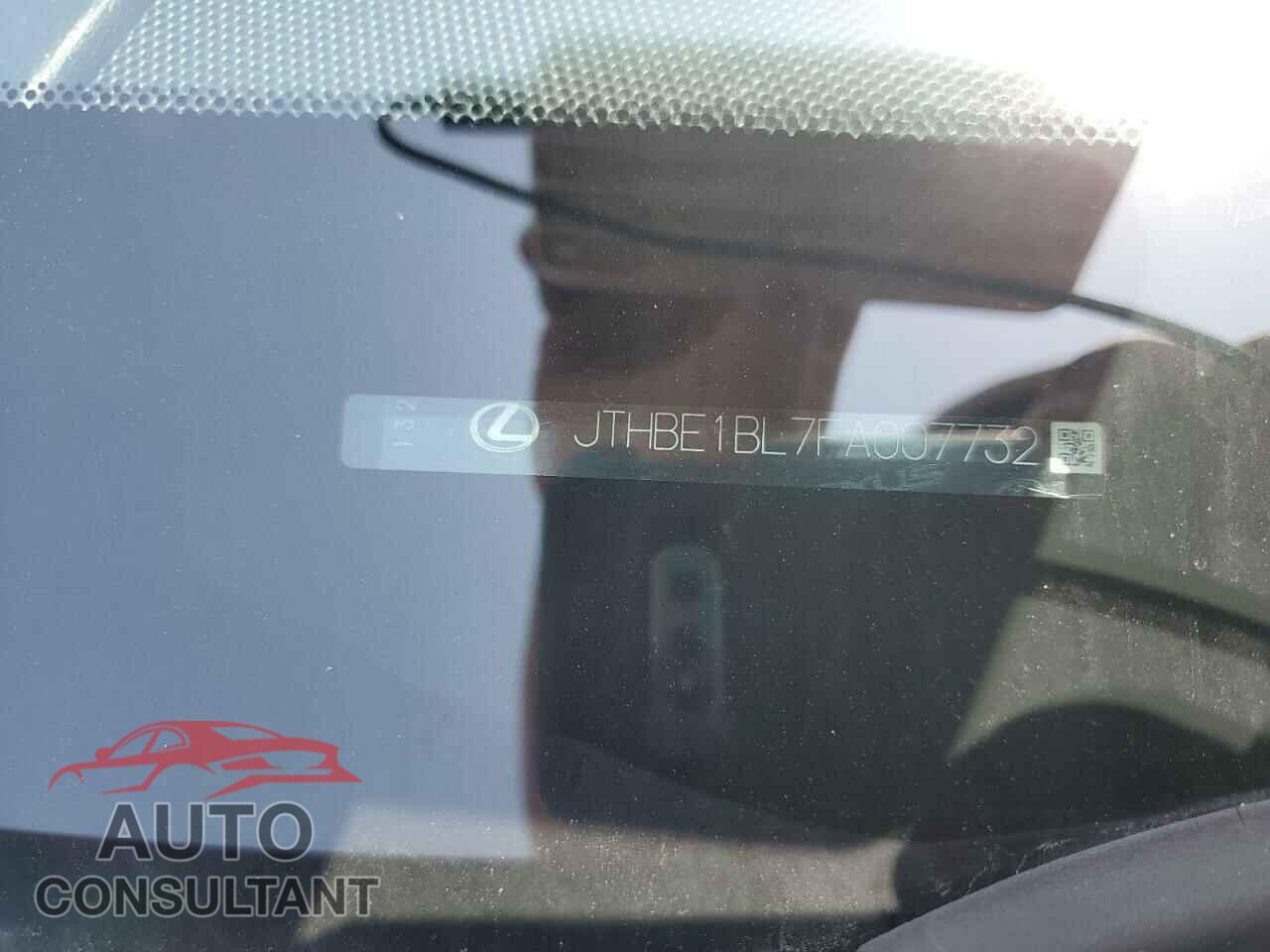 LEXUS GS350 2015 - JTHBE1BL7FA007732