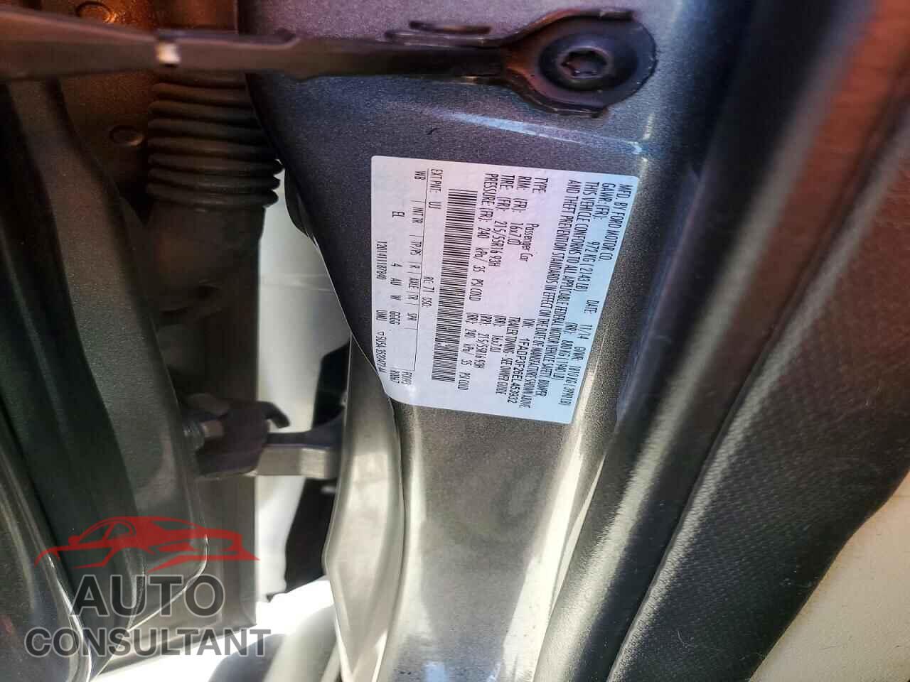FORD FOCUS 2014 - 1FADP3F26EL453932