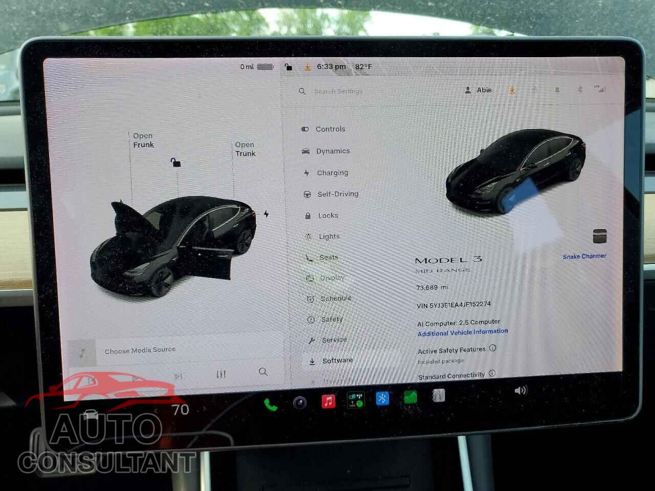 TESLA MODEL 3 2018 - 5YJ3E1EA4JF152274
