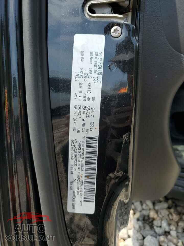 DODGE CARAVAN 2017 - 2C4RDGEG3HR737687