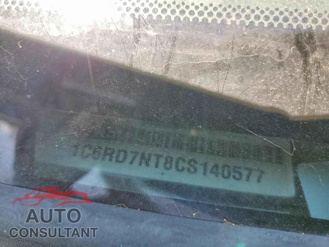 DODGE RAM 1500 2012 - 1C6RD7NT8CS140577