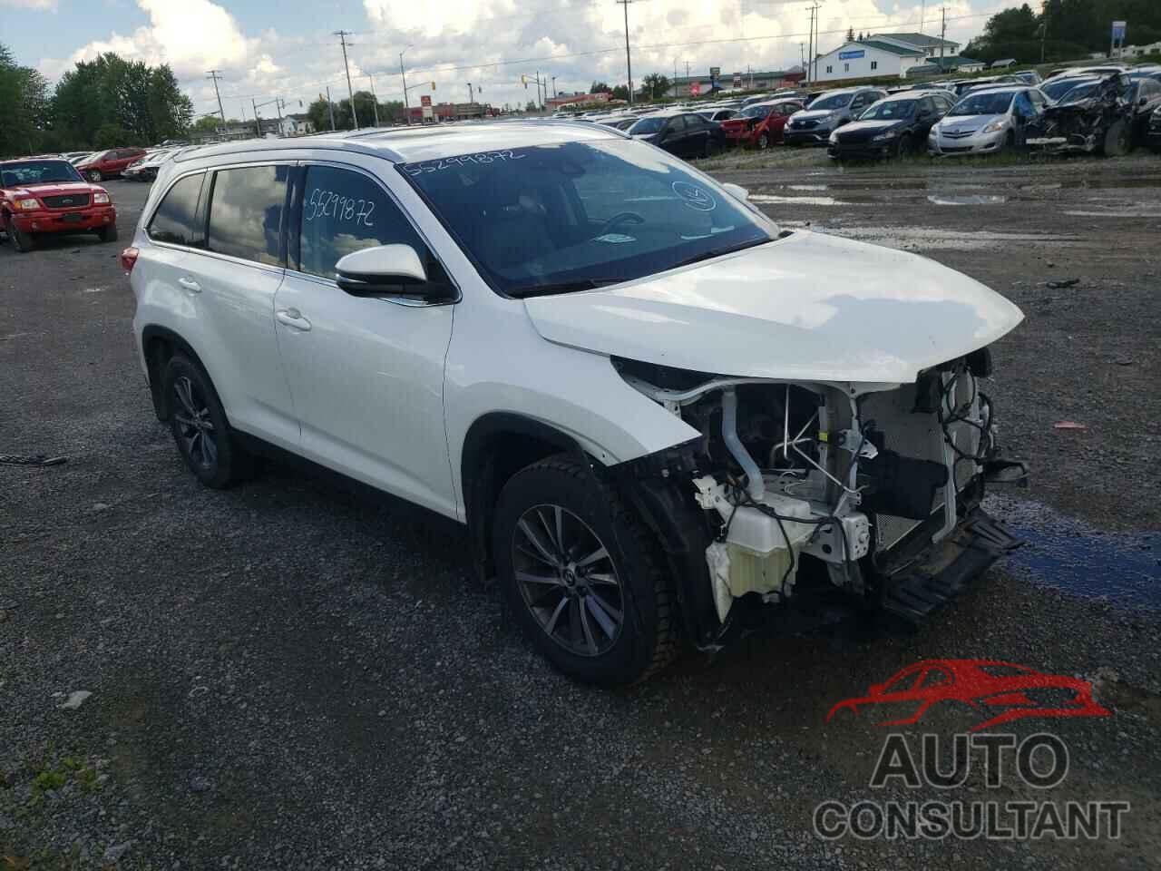 TOYOTA HIGHLANDER 2019 - 5TDJZRFH0KS587926