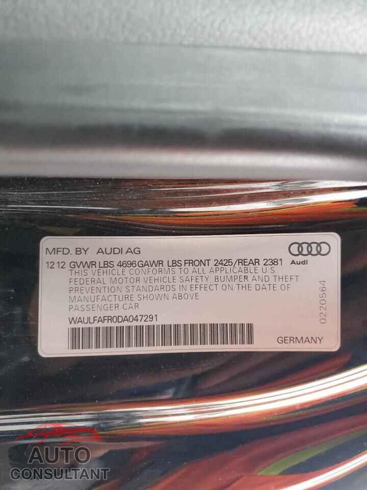 AUDI A5 2013 - WAULFAFR0DA047291