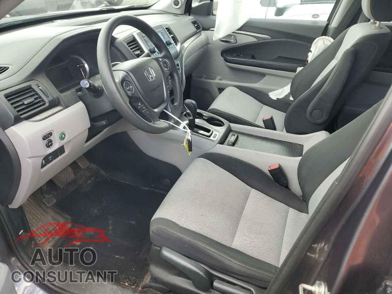 HONDA RIDGELINE 2017 - 5FPYK2F43HB010562