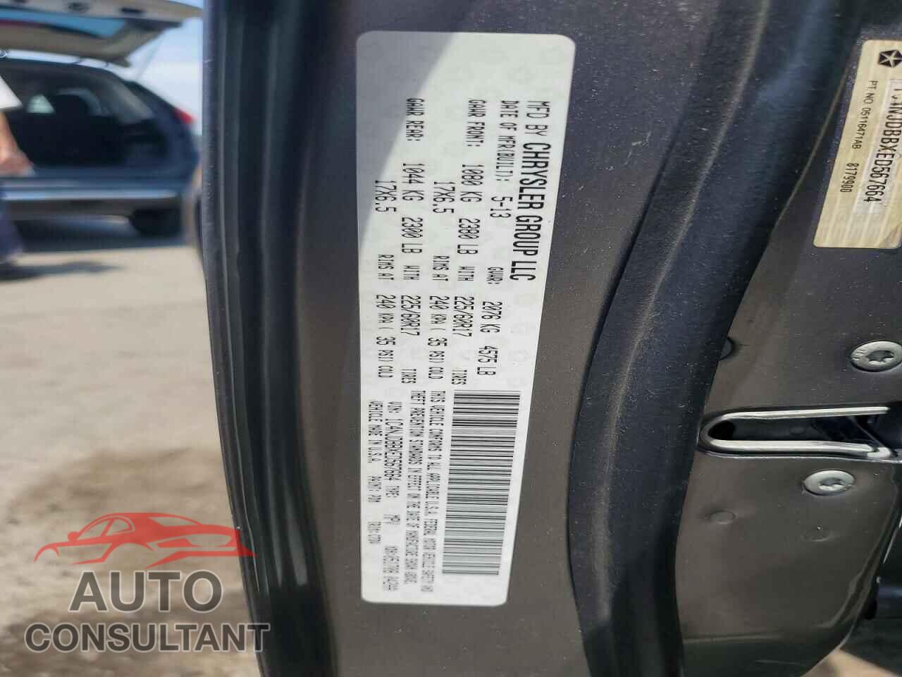 JEEP COMPASS 2014 - 1C4NJDBBXED567664