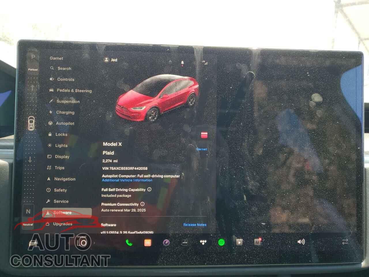 TESLA MODEL X 2024 - 7SAXCBE63RF442058