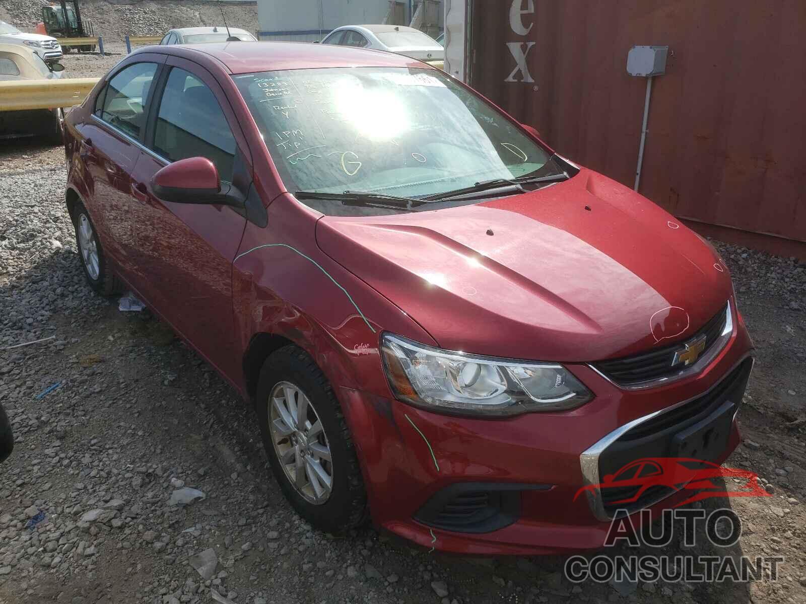 CHEVROLET SONIC 2017 - 1G1JD5SH8H4124099