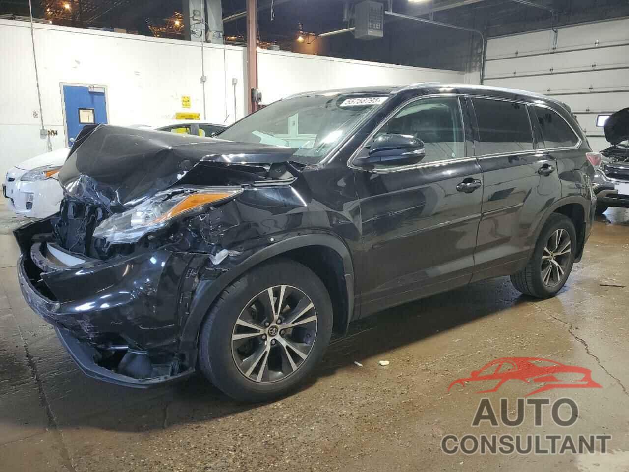 TOYOTA HIGHLANDER 2016 - 5TDJKRFH9GS501511