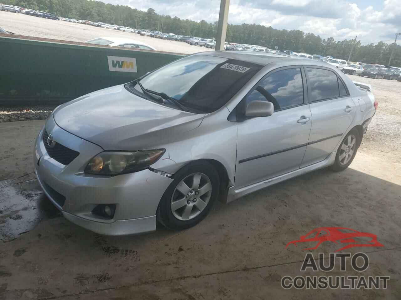 TOYOTA COROLLA 2009 - 1NXBE40E29Z106223