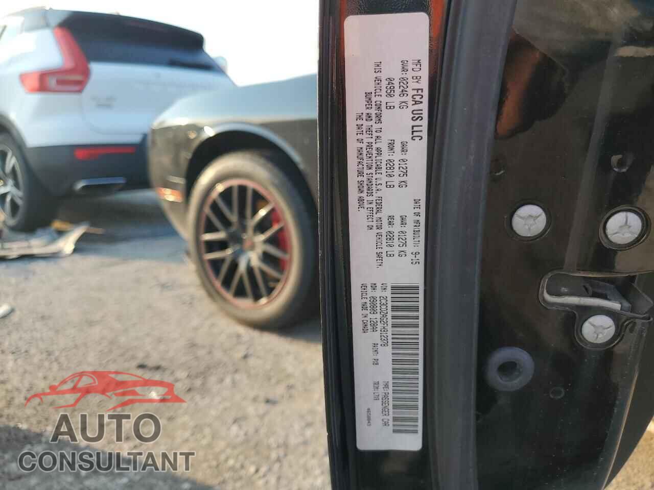 DODGE CHALLENGER 2015 - 2C3CDZAG2FH912378
