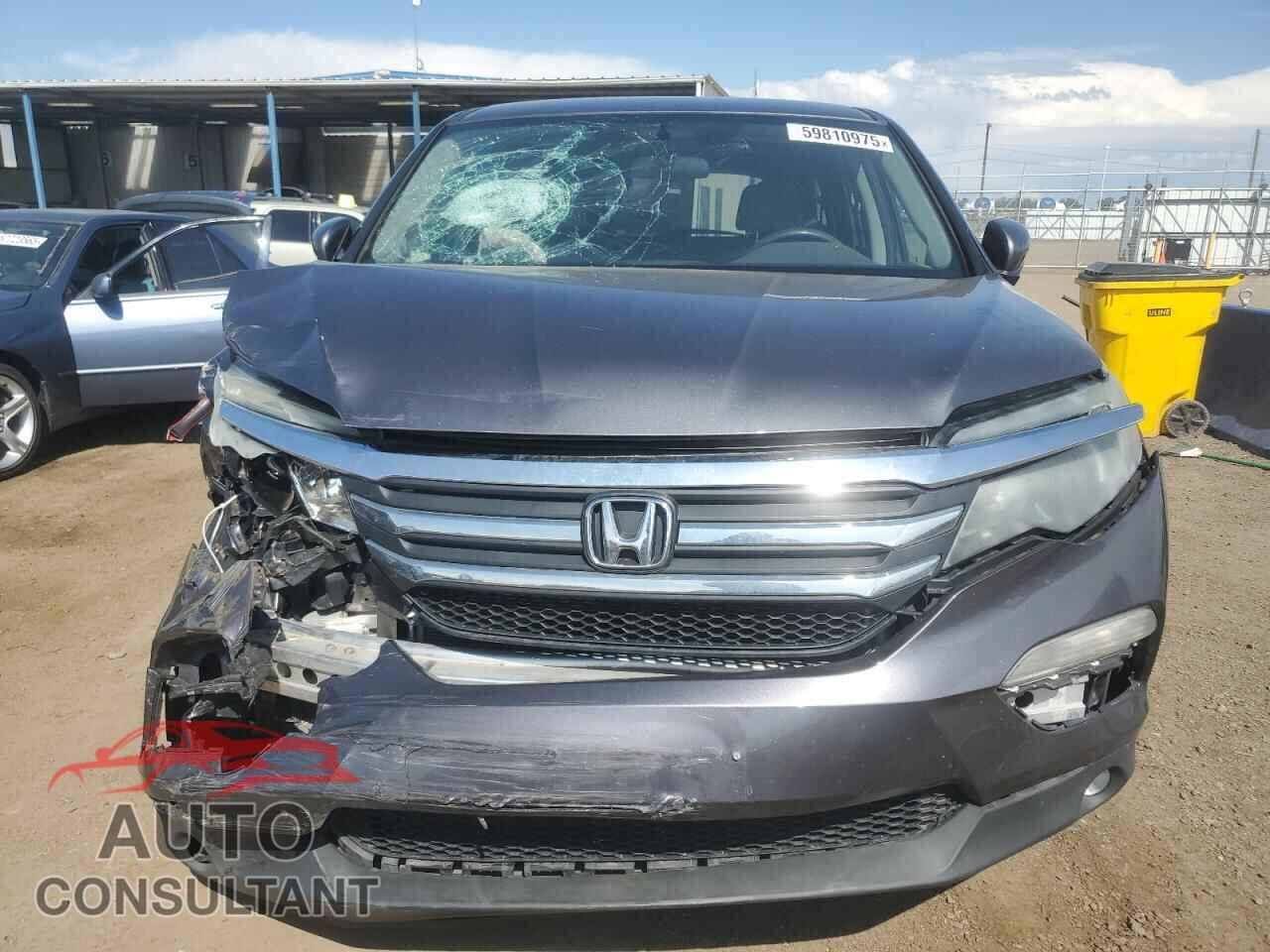 HONDA PILOT 2017 - 5FNYF6H30HB022015
