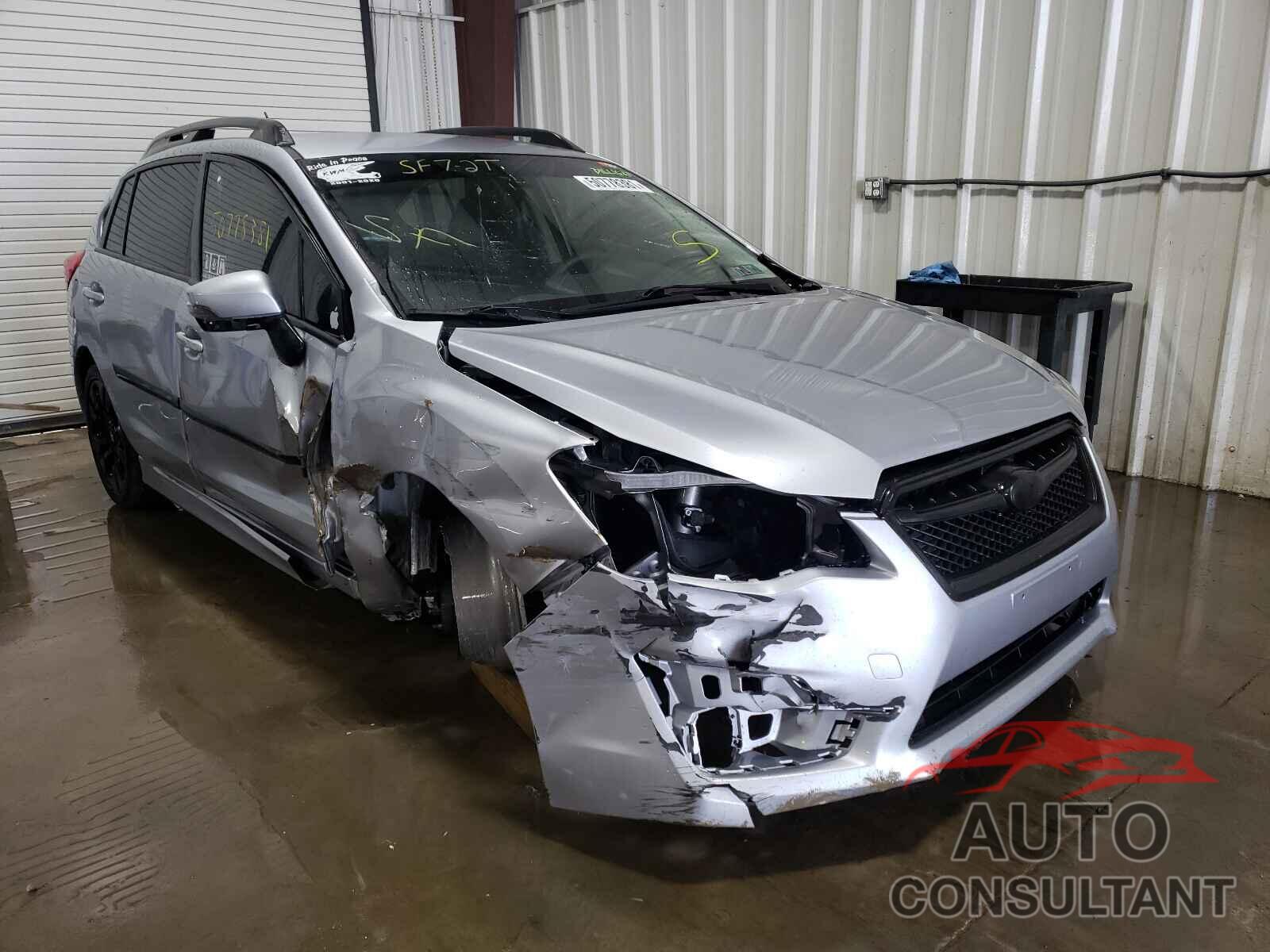 SUBARU IMPREZA 2016 - JF1GPAP62G8322862