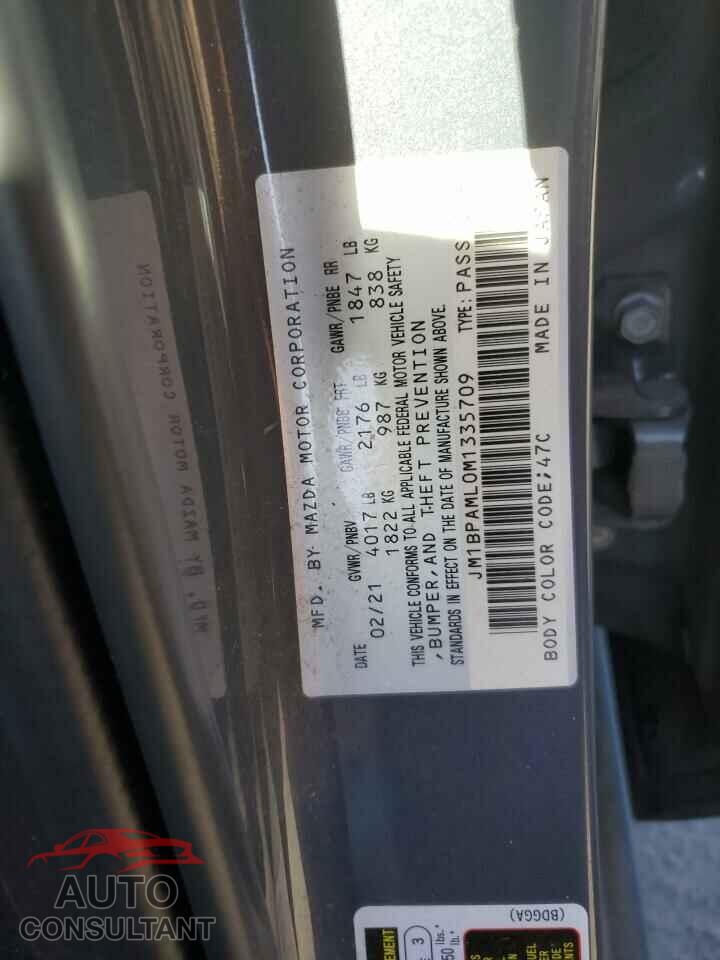 MAZDA 3 2021 - JM1BPAML0M1335709