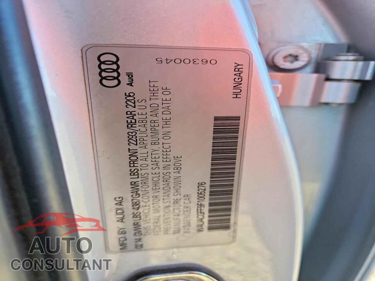 AUDI A3 2015 - WAUACGFF9F1005276