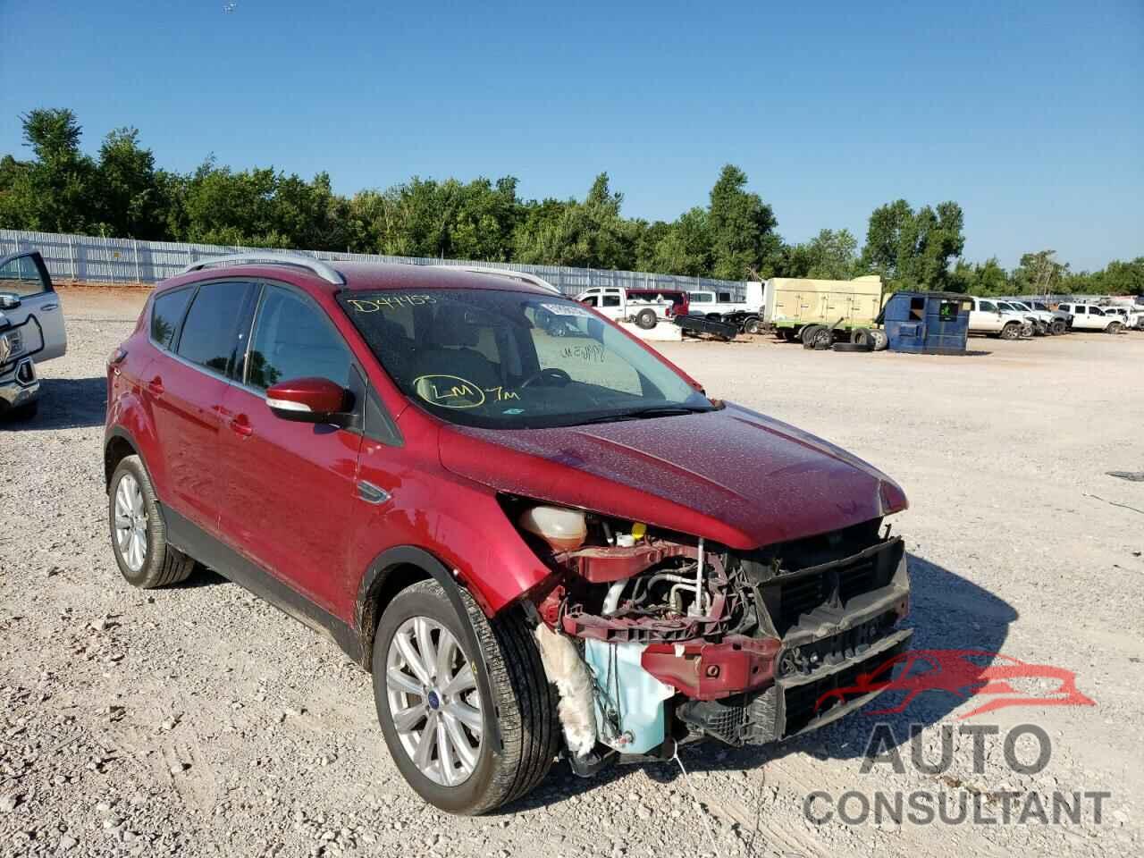 FORD ESCAPE 2017 - 1FMCU0J93HUD44453