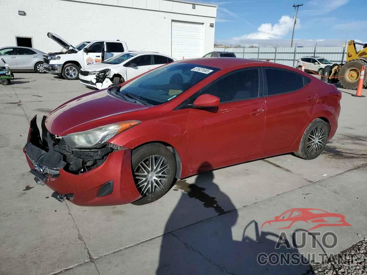 HYUNDAI ELANTRA 2012 - KMHDH4AE4CU447967