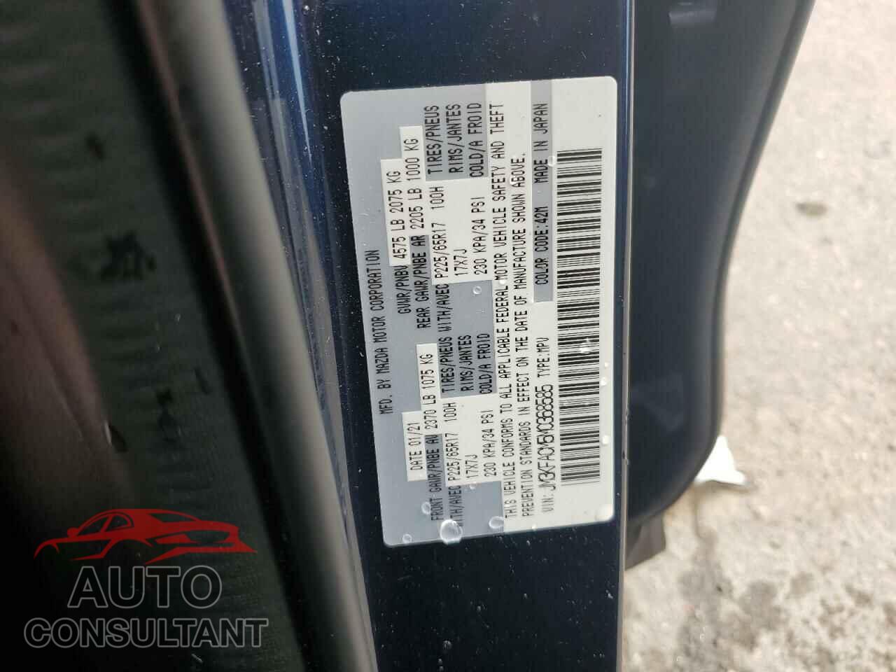 MAZDA CX-5 2021 - JM3KFACM5M0368585