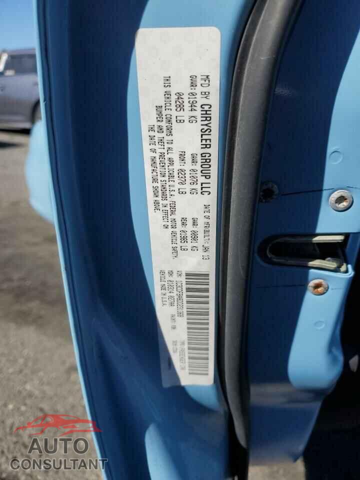 DODGE DART 2013 - 1C3CDFBA8DD231368