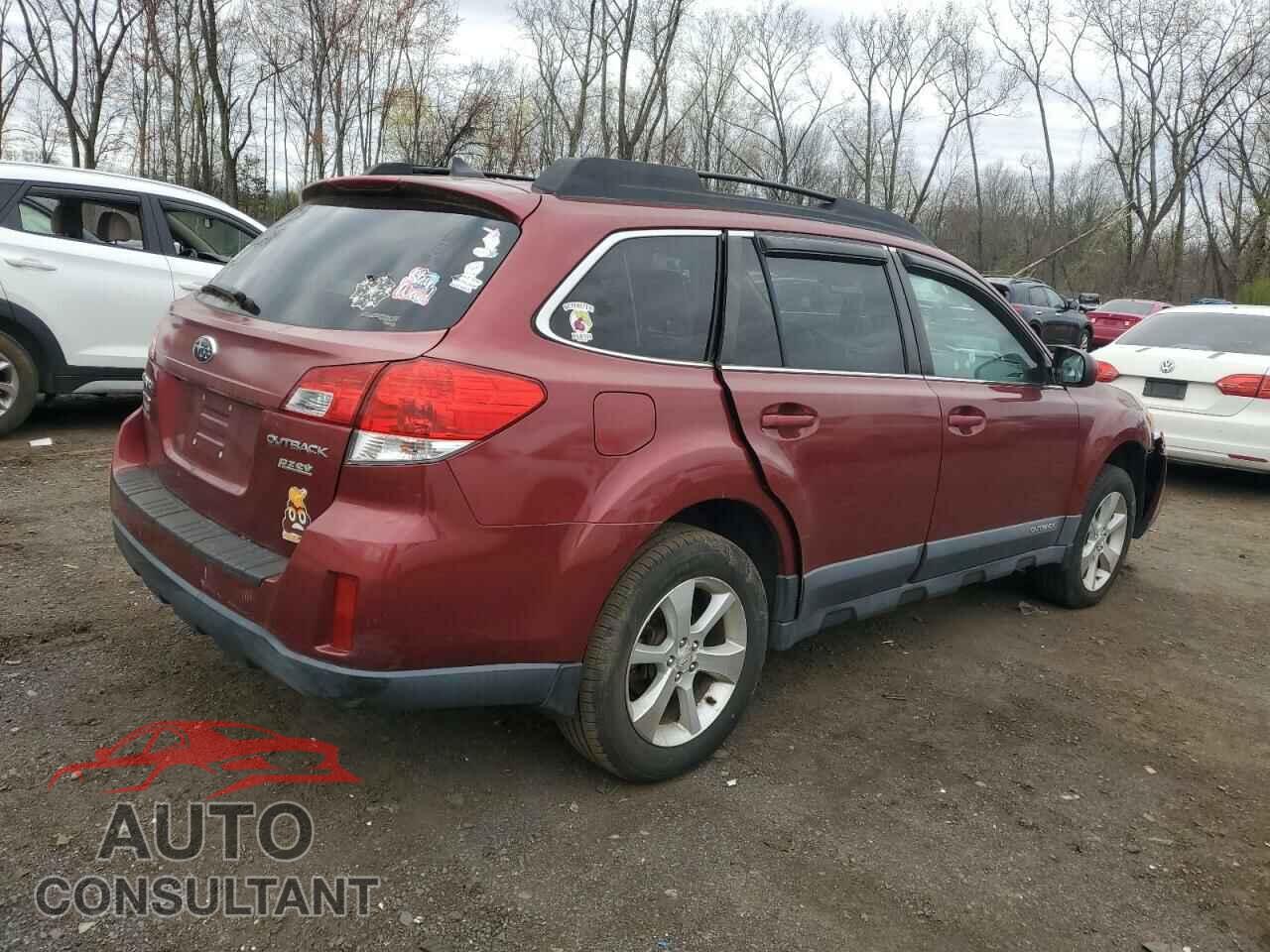 SUBARU OUTBACK 2013 - 4S4BRBLC6D3231212