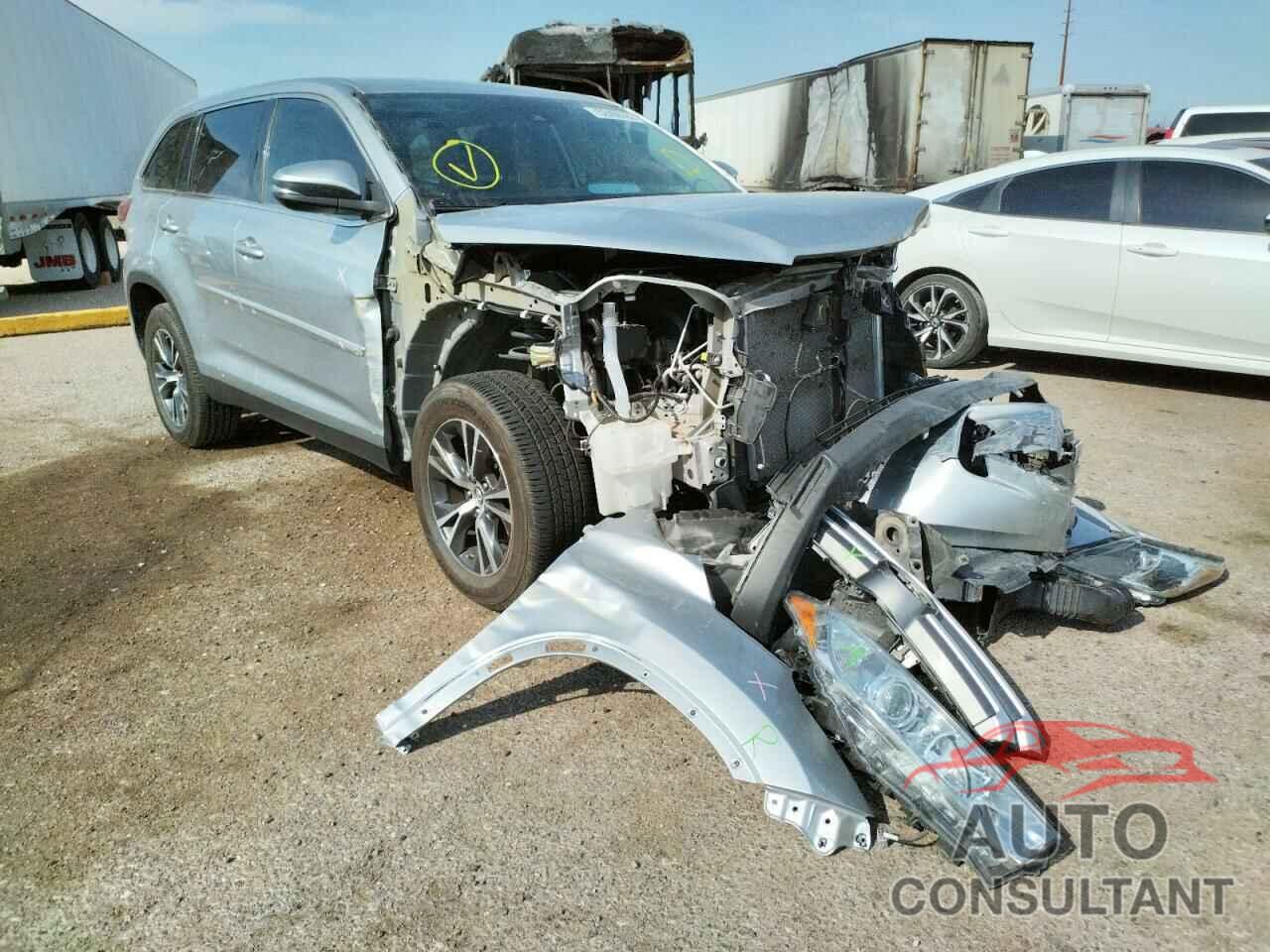 TOYOTA HIGHLANDER 2019 - 5TDZZRFH5KS350447