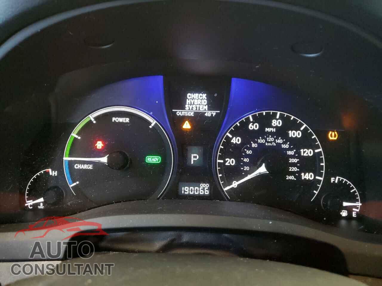 LEXUS RX450 2010 - JTJBC1BA7A2022415